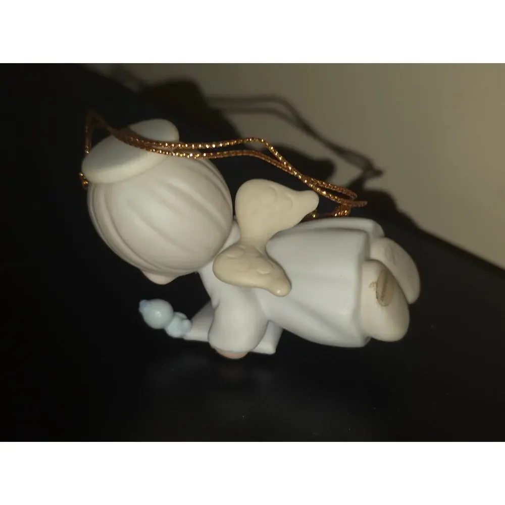 Precious Moments 1996 15 Years Sweet Music Together 530840 Angel Ornament Enesco